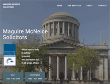 Tablet Screenshot of maguiremcneice.com
